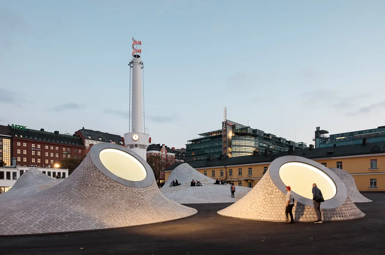 AmosRex Amus Rex art museum in Helsinki. Photo: Tuomas Uusheimo, Amos Rex