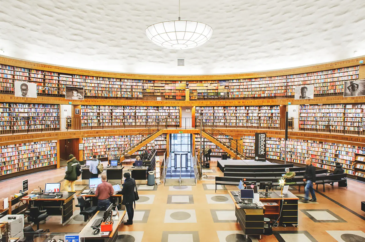 library-stockholm stockholm library photo: 56. Simon Paulin/imagebank.sweden.se