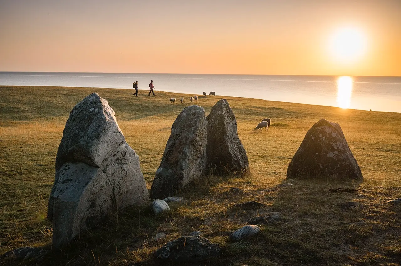 Ales stones in sunset
