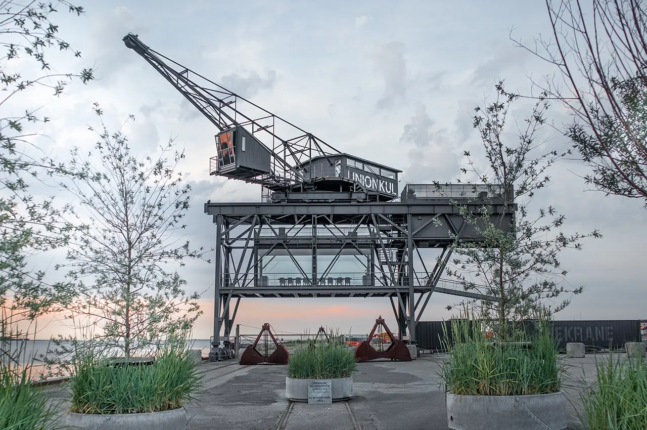 The-Krane-Copenhagen The Krane hotell, a former coal crane, in Copenhagen