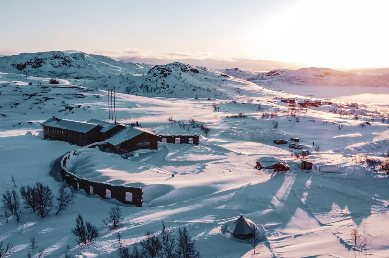 niehku view over niehku lodge. photo: Håkan Stenlund/swedishlapland